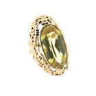 Image 3 of Rose gold butterfly ring set with beryl