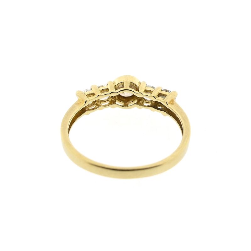 Afbeelding 6 van Gouden rijring met zirconia