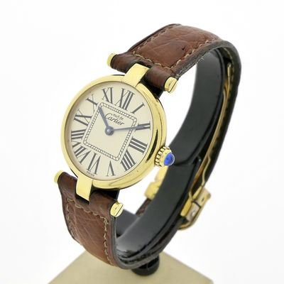 Image 2 of Cartier Vermeil; Ladies watch