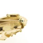 Image 8 of Antique two-tone gold brooch of a cap bell