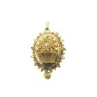 Image 10 of Gold pendant of an antique hat bell