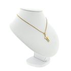 Image 7 of Two-tone gold pendant of a cross with corpus