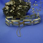 Image 2 of Bicolor gold Bismarck link bracelet