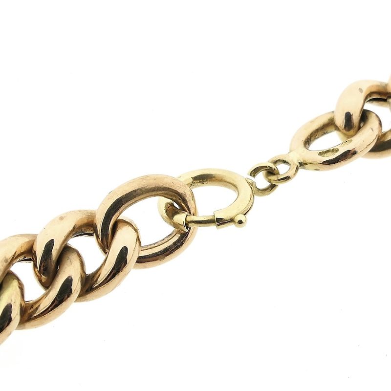Image 3 of Rose gold gourmet link bracelet