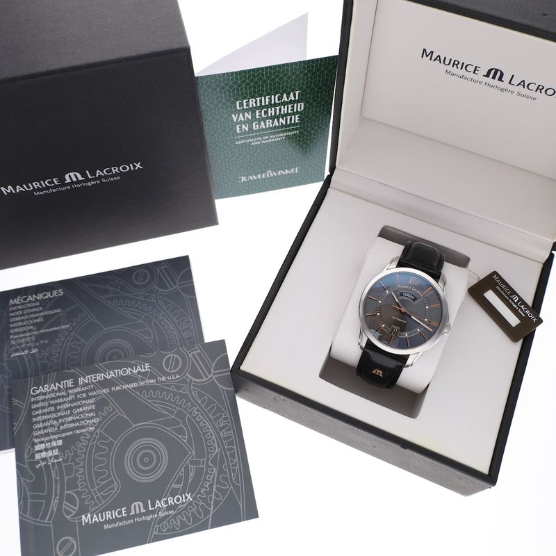 Image 4 of Maurice Lacroix Pontos Day-Date PT6358; Automatic men's watch