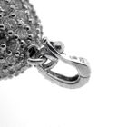 Image 8 of Silver egg pendant with zirconia