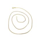 Image 5 of Gold gourmet link chain | 52 cm