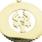 Image 7 of Gold zodiac sign pendant; Cancer