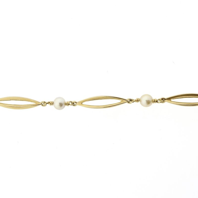 Image 8 of Golden fantasy necklace with pearls