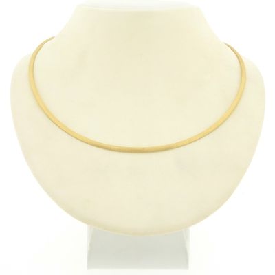 Image 1 of Gold Omega link necklace | 42.5 cm