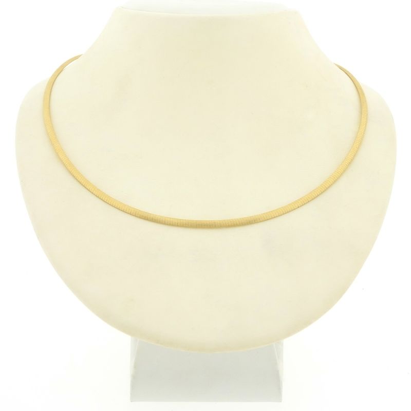 Image 1 of Gold Omega link necklace | 42.5 cm