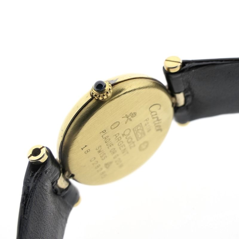 Image 12 of Cartier Must 'Vendome' Vermeil; Ladies watch