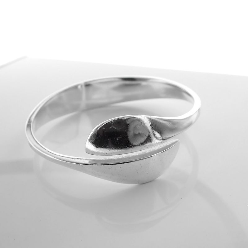 Image 5 of Silver solid bracelet | Ø 63 mm