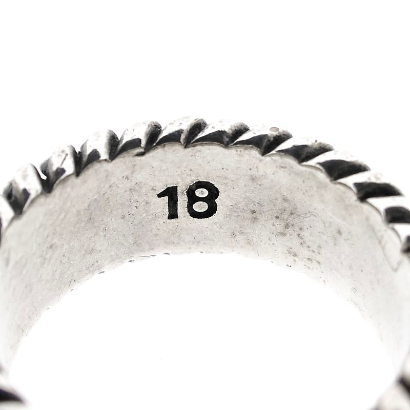 Afbeelding 7 van Zilveren Buddha to Buddha Chain Textuur Ring