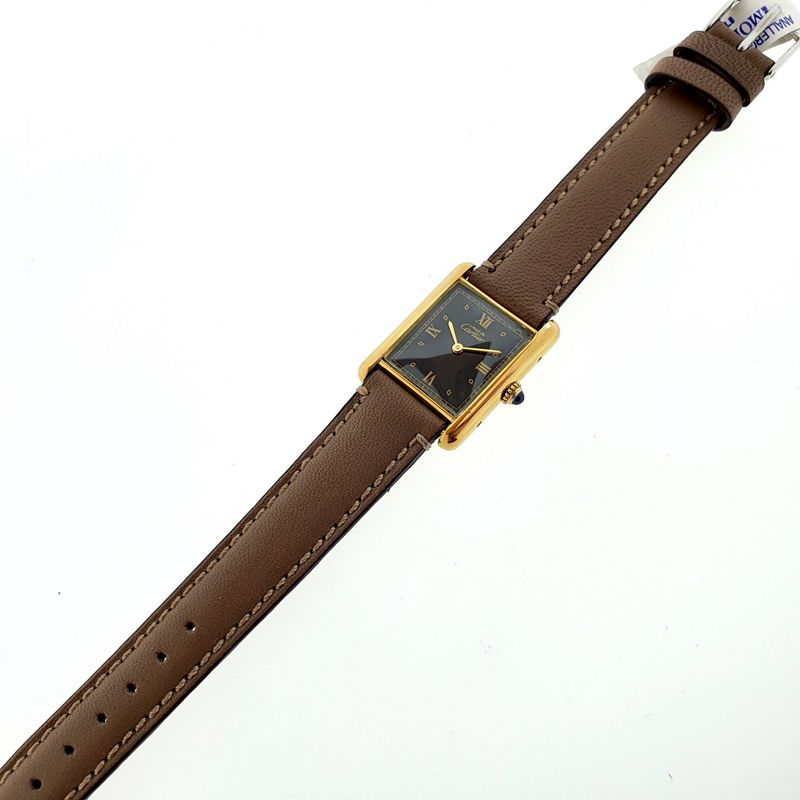 Image 3 of Cartier Tank Vermeil; Women's watch