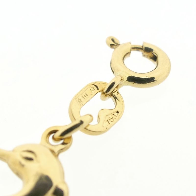 Image 6 of Two-tone gold dolphin bracelet