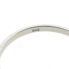 Image 8 of White gold solitaire ring with diamond | 0.03 ct.