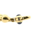 Afbeelding 6 van Gouden cardano schakelketting met saffier