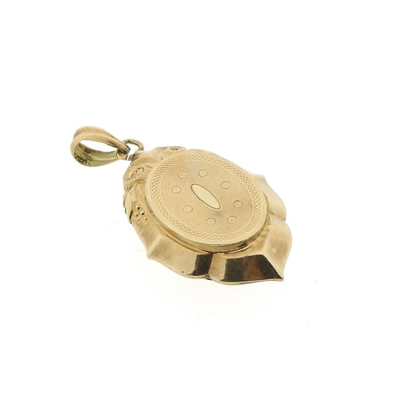 Image 4 of Vintage gold locket pendant with photo | Vintage/antique