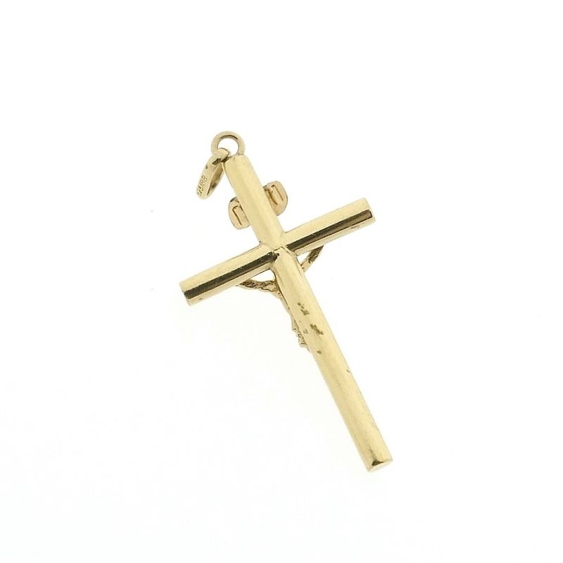 Image 4 of 9 Carat Cross Pendant with Corpus | INRI