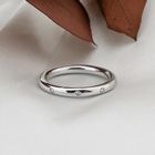 Image 2 of Bron Jewelry white gold 'Stax' sliding ring with 0.10 ct diamond.