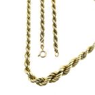Image 1 of Twisted Gold Link Necklace; 14 Karat; 51.5 cm