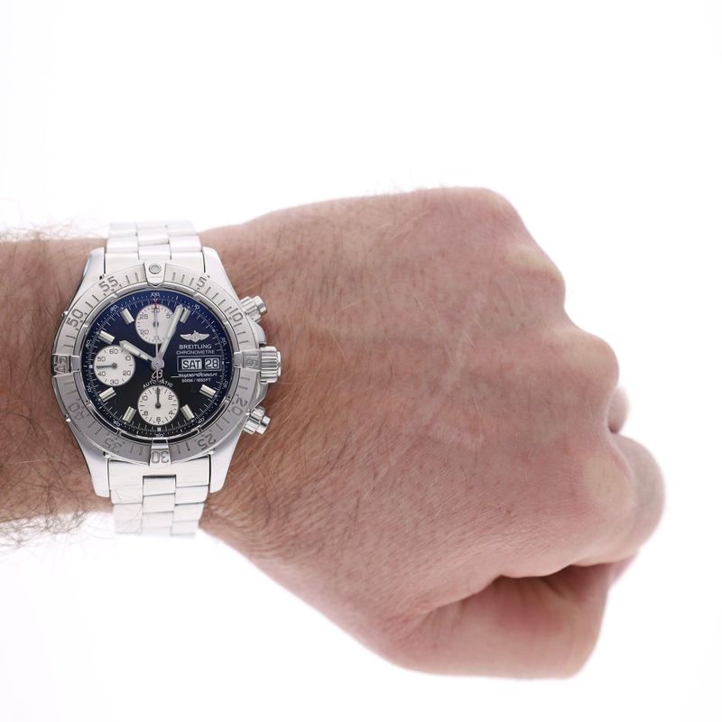 Image 9 of Breitling Chrono Superocean A13340; Automatic Men's Watch
