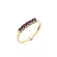 Gold Ring with Ruby