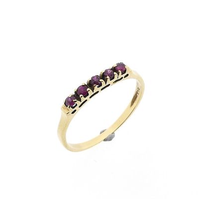 Image 1 of Gold Ring with Ruby