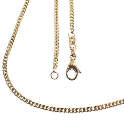 Image 1 of Gold gourmet link necklace | 38.5 - 43.5 cm