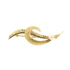Image 1 of Gold brooch with pearl