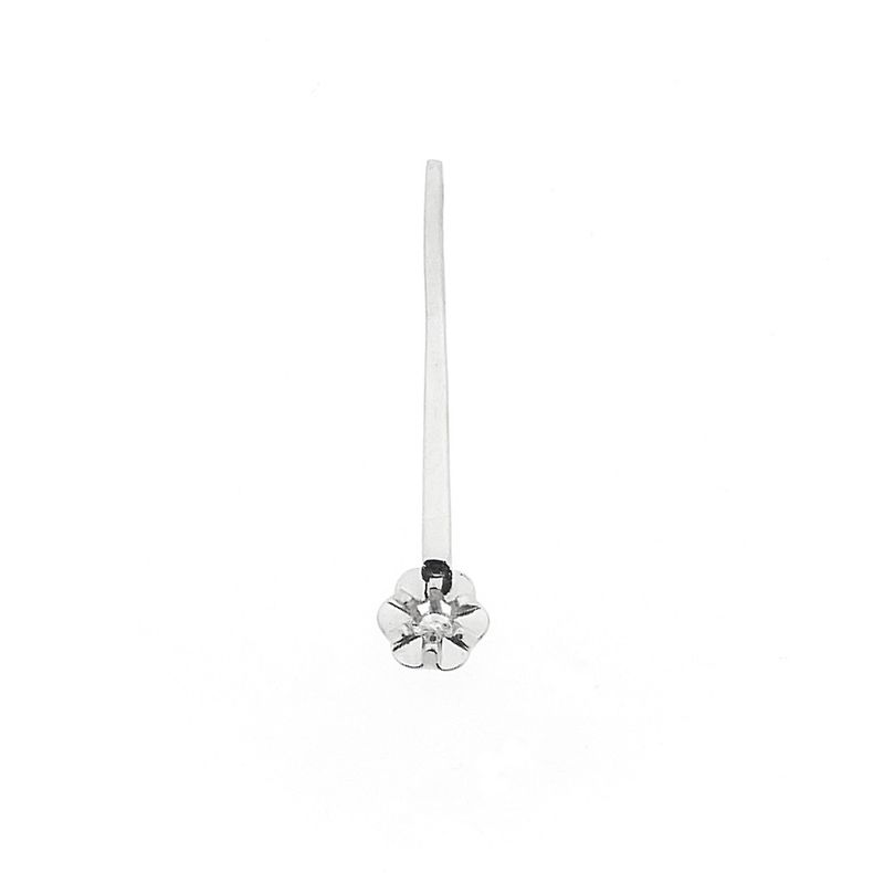 Image 5 of White gold pendant with diamond | 0.04 ct.