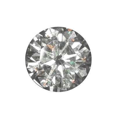 Image 1 of 0.39 ct. Brilliant cut diamond K/SI1 + HRD Certificate - Natural diamond
