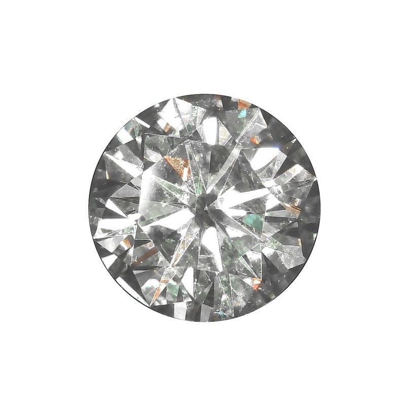 Image 1 of 0.39 ct. Brilliant cut diamond K/SI1 + HRD Certificate - Natural diamond
