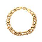 Image 1 of Gold bracelet with fantasy link | 20 cm