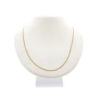 Image 7 of Gold flat gourmet link chain | 60.5