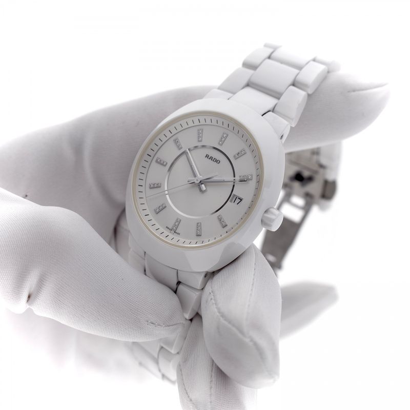 Image 5 of Rado D-Star White Diamond R15519702; Ceramic Ladies Watch