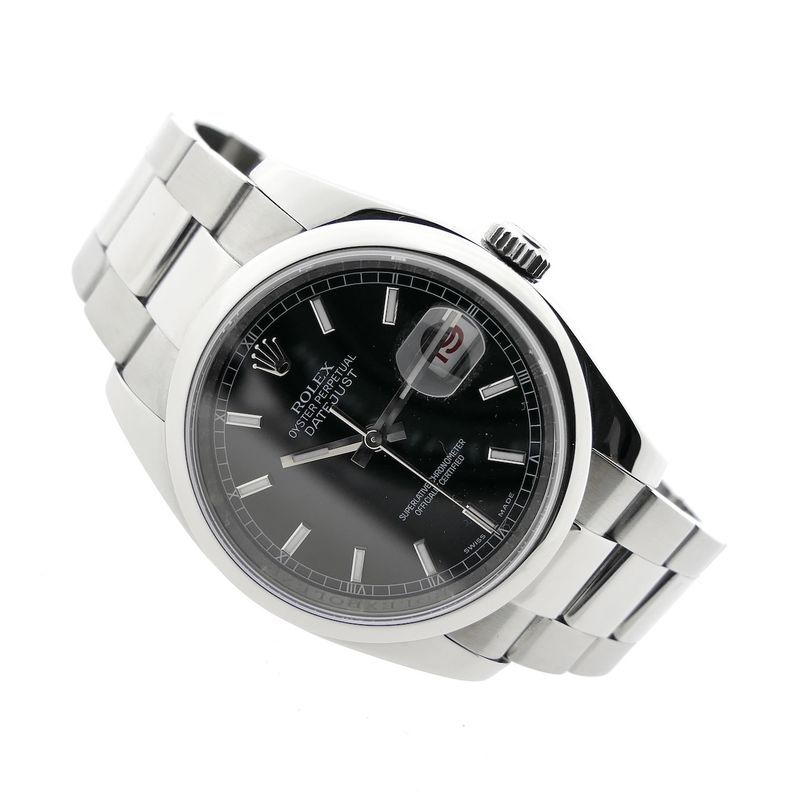 Image 12 of Rolex Datejust 36mm 'Roulette Date' 116200; Automatic watch
