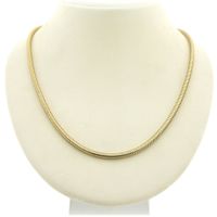 Gold snake link chain