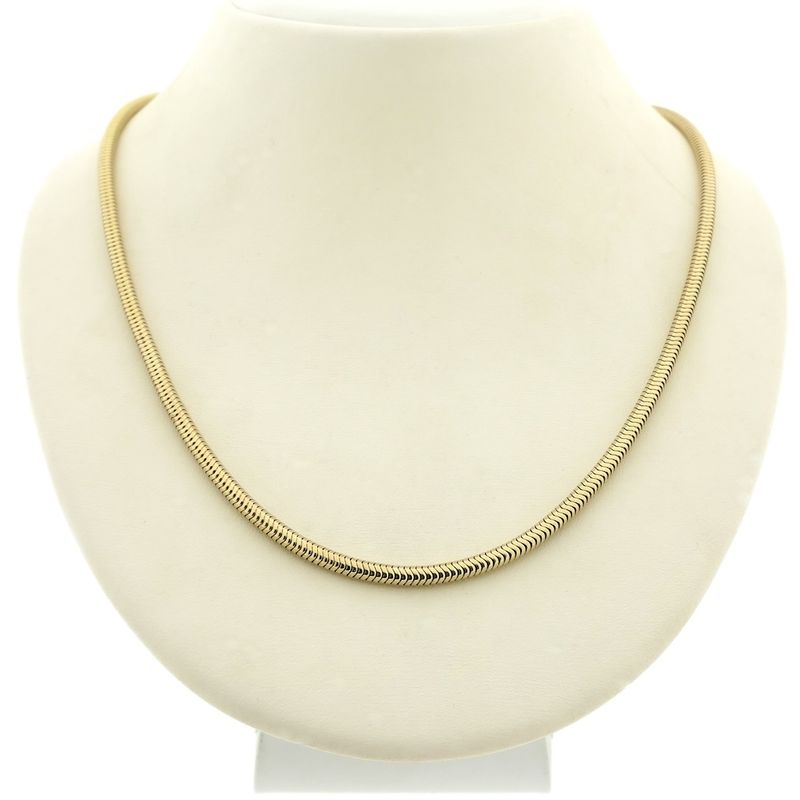 Image 1 of Gold snake link chain