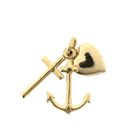 Image 1 of Gold pendant; Faith, hope, and love