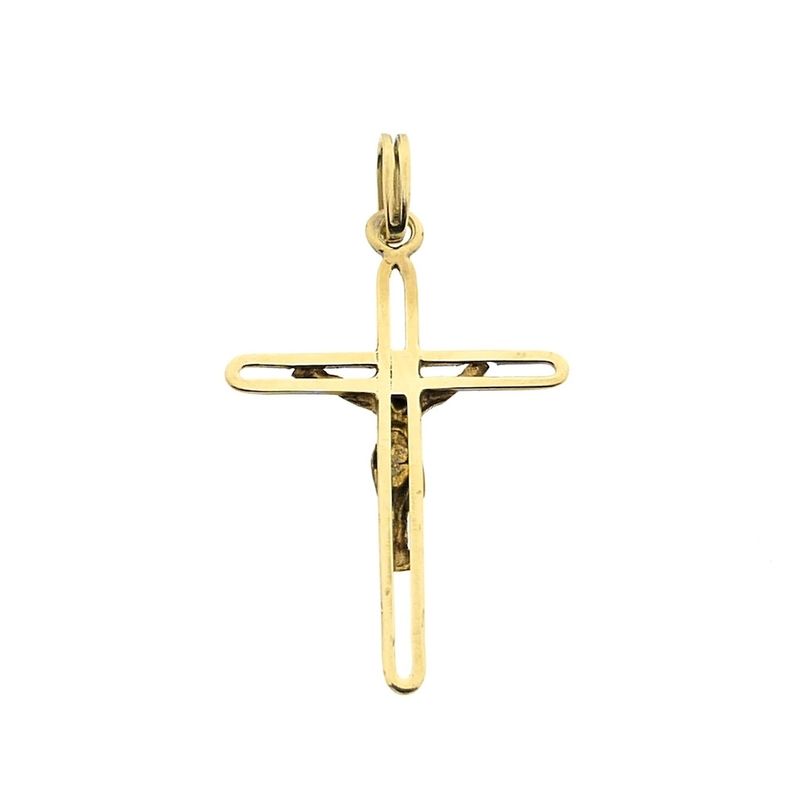 Image 3 of Gold pendant of a cross with corpus