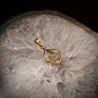 Image 2 of Gold pendant with zirconia stones