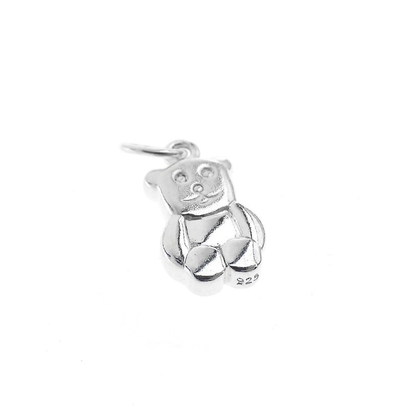 Image 3 of Silver charm; Bear