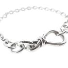 Image 5 of Pandora Chunky Infinity Knot Bracelet; Silver; | 20 cm
