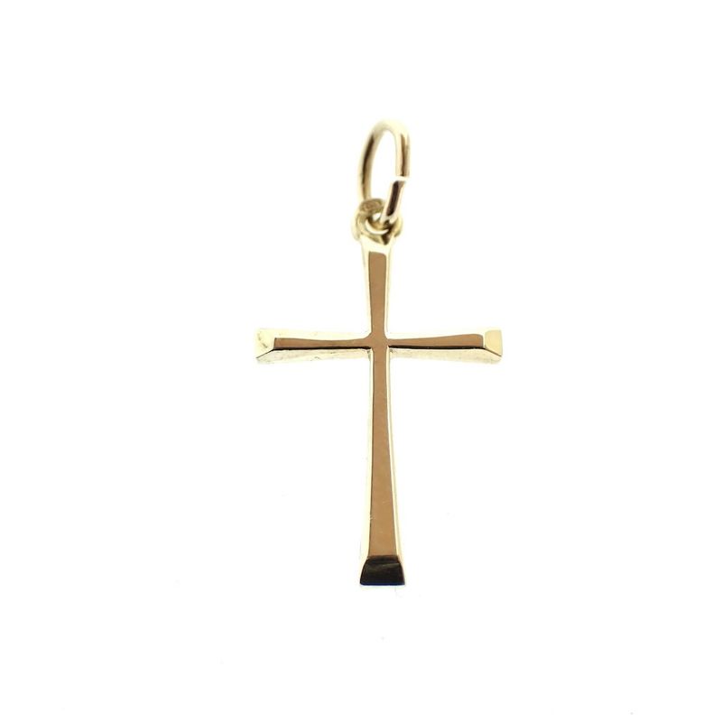 Image 1 of Gold pendant with a subtle cross