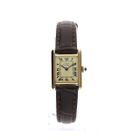 Image 1 of Cartier Tank Vermeil 5057001; Vintage ladies watch