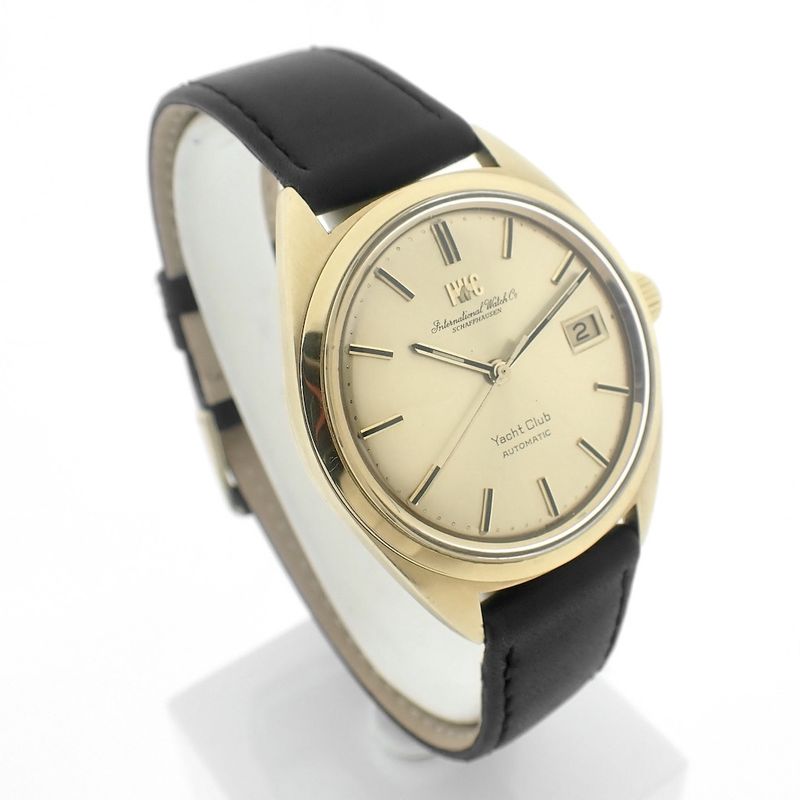 Image 3 of IWC Schaffhausen Yacht Club; Vintage 18k. watch