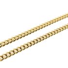 Image 3 of Gold gourmet link chain | 61 cm