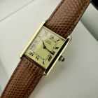 Image 17 of Cartier Tank Vermeil 'Large'; Vintage mechanical watch